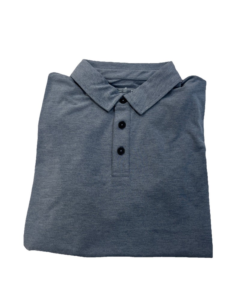 Free Fly Men’s Bamboo Flex Polo || T Shirt (MFXPOL-443-XL) Size XL Color Blue