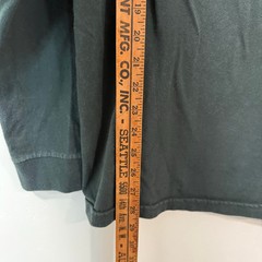 Patagonia Men’s Shop Sticker Long-Sleeve Tee Graphic Logo Dark Green Large