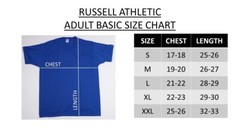 Vintage Russell Athletic Adult M Purple Basic T-Shirt – Lot of 6