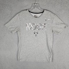 Nike Kobe Bryant Dri-Fit T-Shirt Gray Mamba Mens Athletic Fit Medium 644608-063