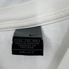 Vintage Nike White Shirt Mens 2XL Black Snike Sports Casual Gray Tag 2000-2002