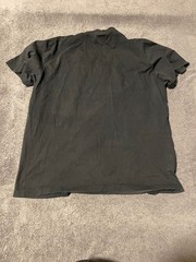 CityLab T-Shirt Mens L Black V-Neck Short Sleeve 100% Cotton Basic Tee Preowned