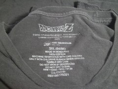 Dragonball Z Bird Studio 3XL (54/56) T-Shirt Black 100% Cotton – Used