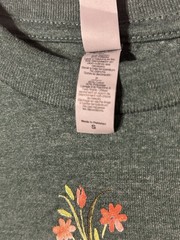 James Taylor Small T Shirt-Green 2023 Winter, Spring Summer Fall SS Concert