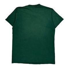 Humorous Slogan Fruit Of The Loom Single Stitch T-Shirt – XL Green Cotton