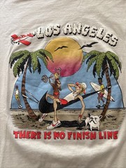 Nike Los Angeles There Is No Finish Line Graphic T-shirt Venice Beach Med Beige