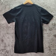 Moist Warren James LLC Beard Silhouette Graphic Tee Black Size Large 100% Cotton
