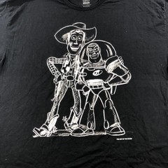 Toy Story Shirt Mens 3XL Black BAIT The Art of Toy Story Woody Buzz Disney Pixar