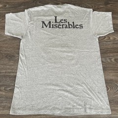 VTG 1986 Les Miserables Sz L Theater Musical Double Sided 80s Promo Tshirt / CD