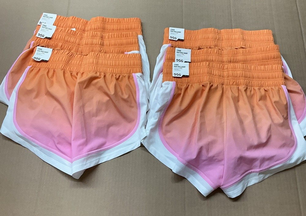 DSG Stride High Rise Short Lot Of 6 Size XS MSRP $168.00 Eby4288