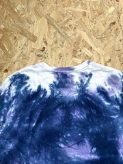 Denim & Flower Ricky Singh Tie Dye T-Shirt Mens Large Purple Blue Take A Hike