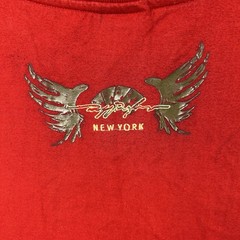 Y2K DMX Ruff Ryders Flying Aces Red Foil Graphic T-Shirt XL Vintage