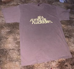 Vintage SIGNED Shirt Size L Victor Wooten Bela Fleck the Flecktones Hidden Land