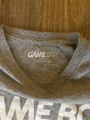 Game Boy Gray Nintendo Retro Video Games Graphic Print Crew Neck T-Shirt Men’s