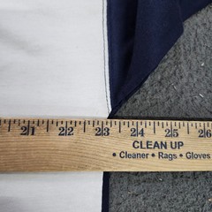 Logo Athletic Vintage Mens Large Colorblock Striped Cotton Shirt Navy