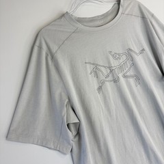 Arc’teryx Cormac Logo SS Shirt Mens XL Gray Breathable Activewear 11980