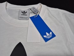 Adidas Classic Cotton Originals Men’s T-Shirt Trefoil Logo -White Black IV5353