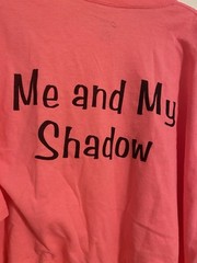Port and Company Pampered Pets Adult T-Shirt XXL 2XL Me And My Shadow Hot Pink