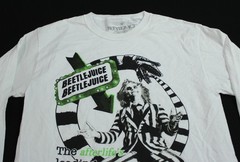 Beetlejuice Adult’s Afterlife’s Leading Bio-Exorcist Shirt JL3 White Medium