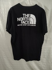 North Face T Shirt Tee Men’s Large Black Logo Short Sleeve
