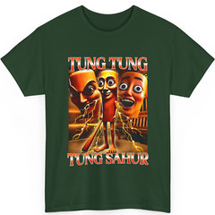 Tung Tung Tung Sahur Funny Meme Brainrot Humor Gen Z Unisex T-Shirt