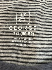 Men’s Shirts, (New w/tags), George Short Sleeve Crew Neck Pocket Tee 2XL (50-52)