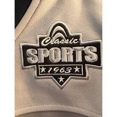 Vintage Classic Sports 1963 New York 72 Jersey Mens Medium Grey Black V-Neck