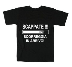 Jersey T shirt – Escape!!! Incoming Slide – Fart – Funny Phrase