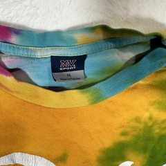VTG PITT Panthers Tie Dye Shirt MV Sport sz M University of Pittsburgh 90s Style
