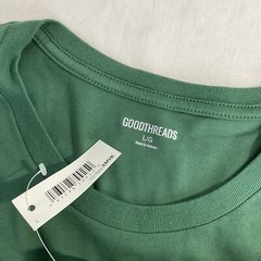 New Goodthreads TShirt Short Sleeve Crew Neck Pocket Deep Green Men’s Large
