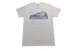 A-LAB Mens Gone Trippin Frog White Tee Shirt New S, M, L, XL, 3XL