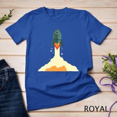 Space Rocket Astronaut T-Shirt Astronomy Exploration Unisex T-shirt