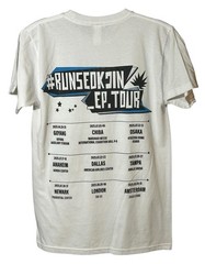 BTS Jin World Worldwide Handsome Tour Kpop RunSeokJin T-shirt White Small