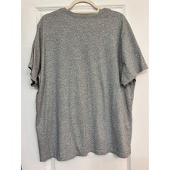 Nike Mens Dri-FIT Heather Gray Short Sleeve Swoosh Logo T-Shirt XL