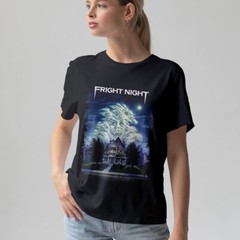 Fright Night (1985) Movie Poster Inspired T-Shirt Retro Tee Unisex