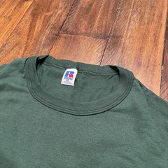 Vtg Russell Athletic XXL Pine Green Basic T-Shirt NWOT 8