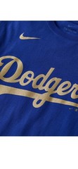 NWT Los Angeles Dodgers Gold Nike 2025 World Series Champions Shirt XXL