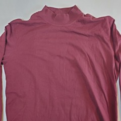 Cabela’s Maroon Made in Canada – L Reg High Neck TShirt T Shirt Top Hunting