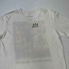 Jean Michel Basquiat Shirt Men Large Art Fishing Robot Retro Work Party Core Go