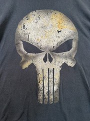 Vintage The Punisher Skull T-Shirt Mens Marvel Comics Mad Engine Tee Size Large