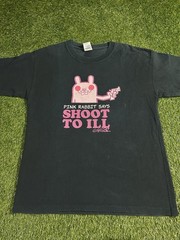 Vintage Gorillaz Pink Rabbit Says Shoot To Ill T-Shirt Sz M Phase 1 Rare Y2K
