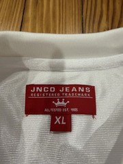Vintage JNCO Jeans Tiger Jersey Men’s Size XL White Polyester