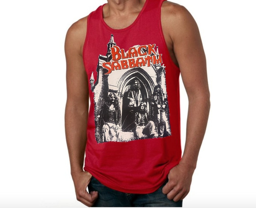 Black Sabbath Vintage Rock Band Black Tank Top (Various Colors)
