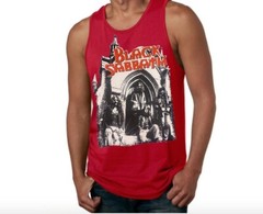 Black Sabbath Vintage Rock Band Black Tank Top (Various Colors)