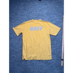 New Balance US Navy PT TShirt Mens Large Yellow Reflective Military Training Top