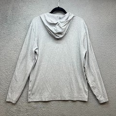 Public Rec Hooded Pullover Long Sleeve T Shirt Mens Large Gray Active Streetwear