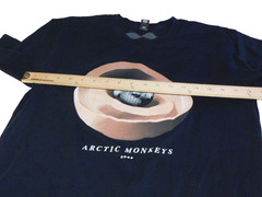 AS COLOR ARCTIC MONKEYS 2022 Concert T-Shirt Graphic Black Medium Unisex NWOT