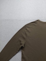 Old Navy Men Shirt XXL Khaki Crew Neck Long Sleeve Pullover Casual Thermal Tee