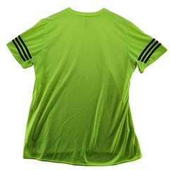 Adidas Response Running Men Size XL Solid Yellow Short Sleeve Crew-Neck T-Shirt