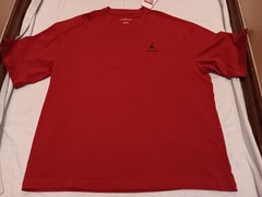 NWT Nike Air Jordan Men’s Oversized 23 Black Cat Shirt Red Size Large